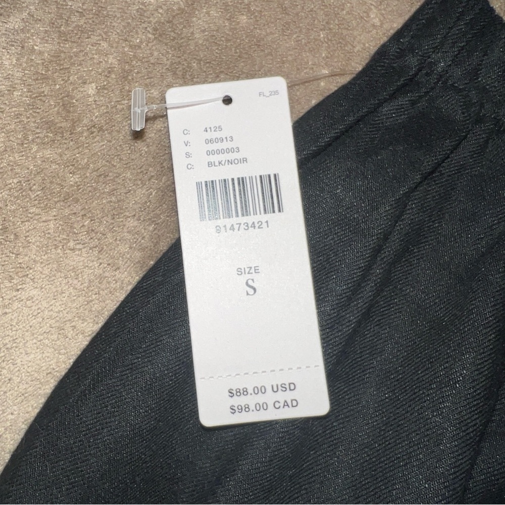Anthropologie Black Linen Bloomer Shorts Small - Picture 6 of 8